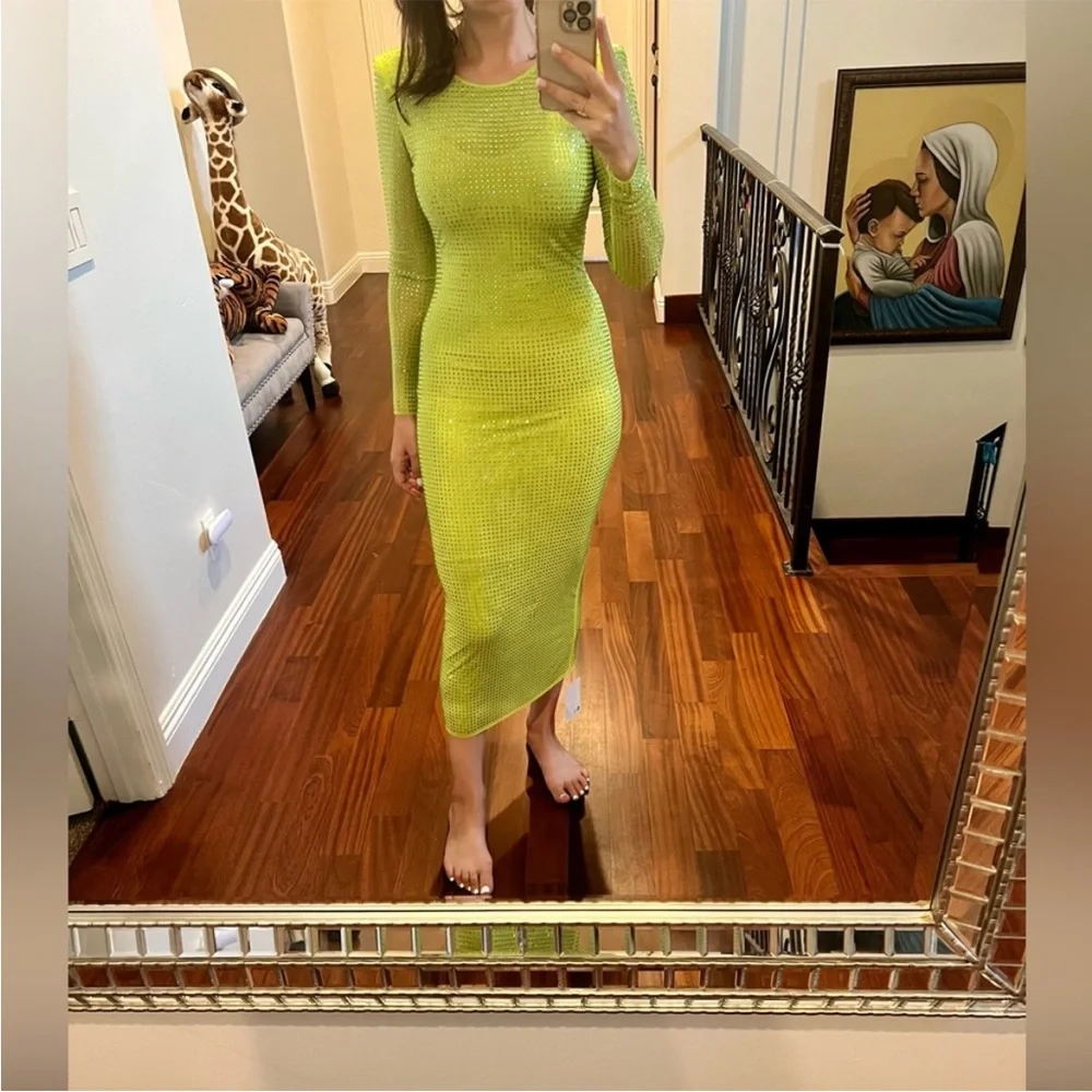 Self Portrait GG Crystal-Embellished Midi Dress NWT! - Picture 12 of 12